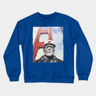 #Goldengate (Frankie's selfie) Crewneck Sweatshirt